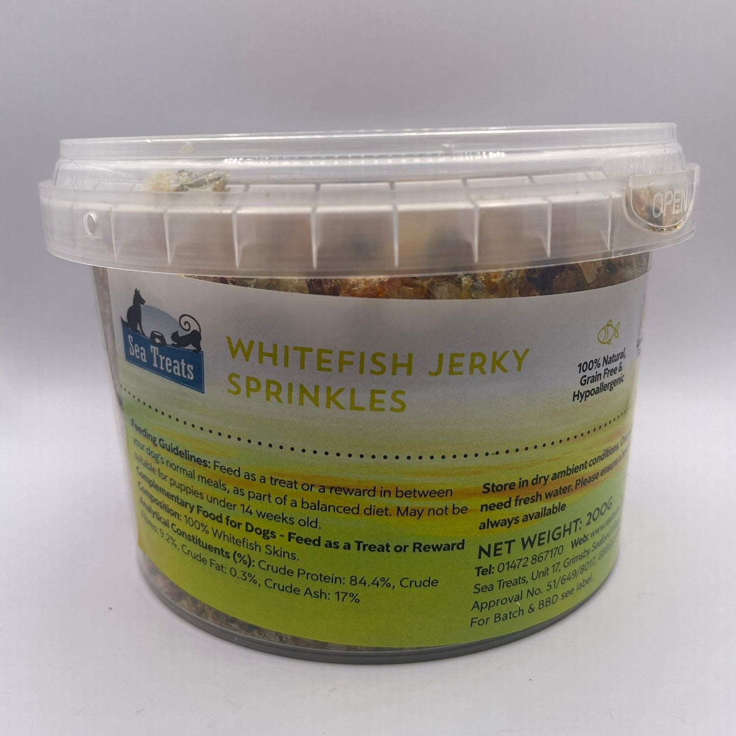 Sea treats outlet whitefish jerky